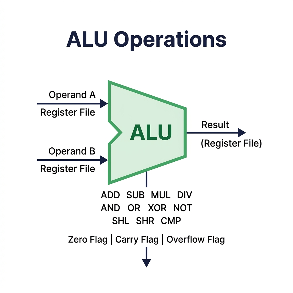ALU Operations Diagram